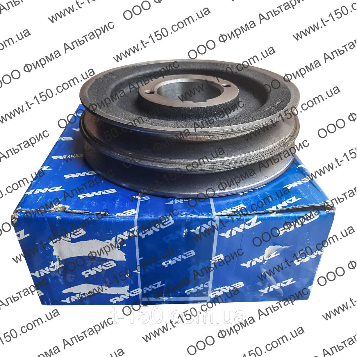 Шків колінвала ЯМЗ-236, 2 струмковий 236-1005061-Б, фото 1