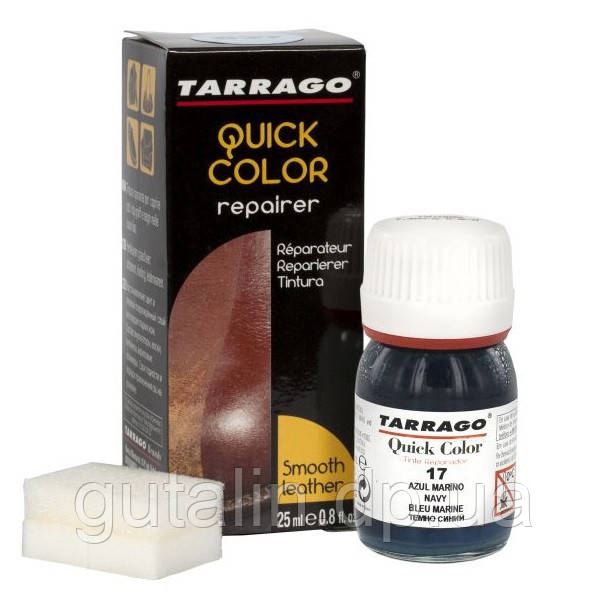Барвник для гладкої шкіри Tarrago Quick Color 25 мл колір темно синій (17)
