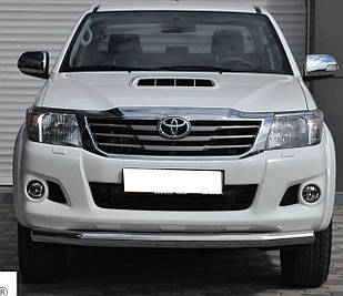 Кенгурник одинарний вус на Toyota Hilux (2004-2015) Тойота Хайлюкс