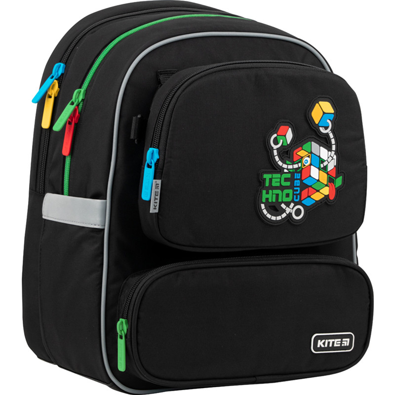 Ранець каркасний "Kite" Education 756 Techno Cube 2від.,4карм. №K22-756S-4