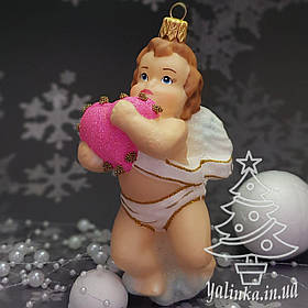 Скляна ялинкова іграшка янгол   Snegka Poland