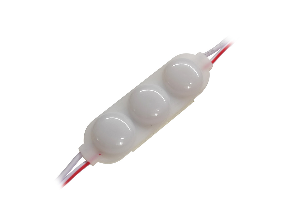 Світлодіодний модуль 12V 3 SMD 2835 (53mm*16mm) білий, фото 1