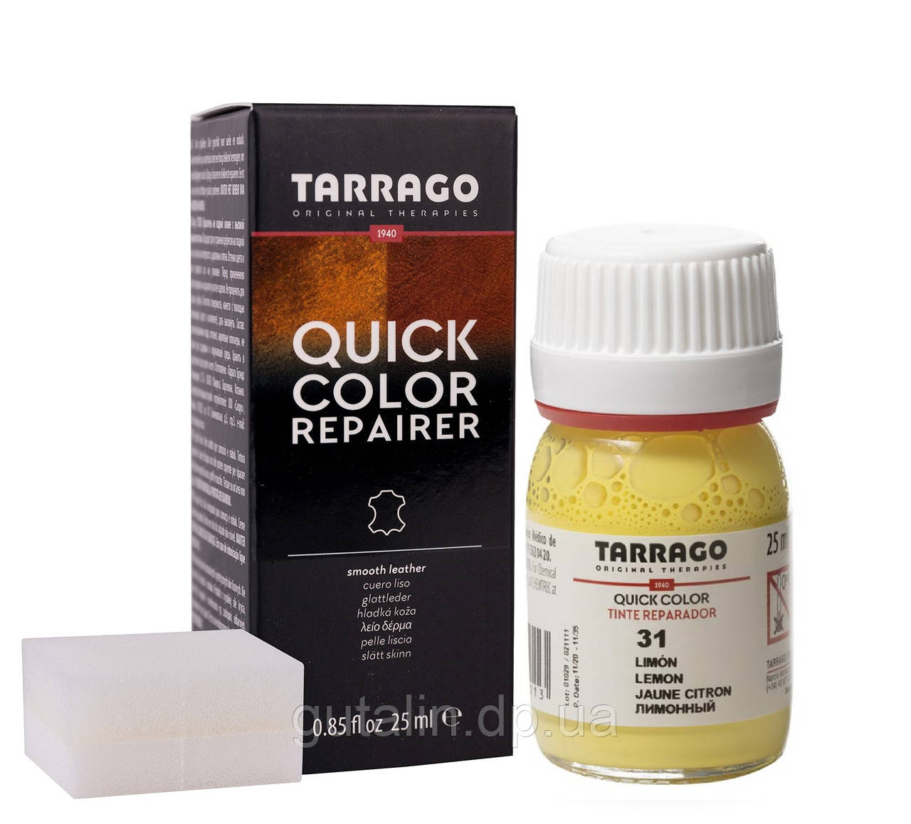 Барвник для гладкої шкіри Tarrago Quick Color 25 мл колір лимонний (31)