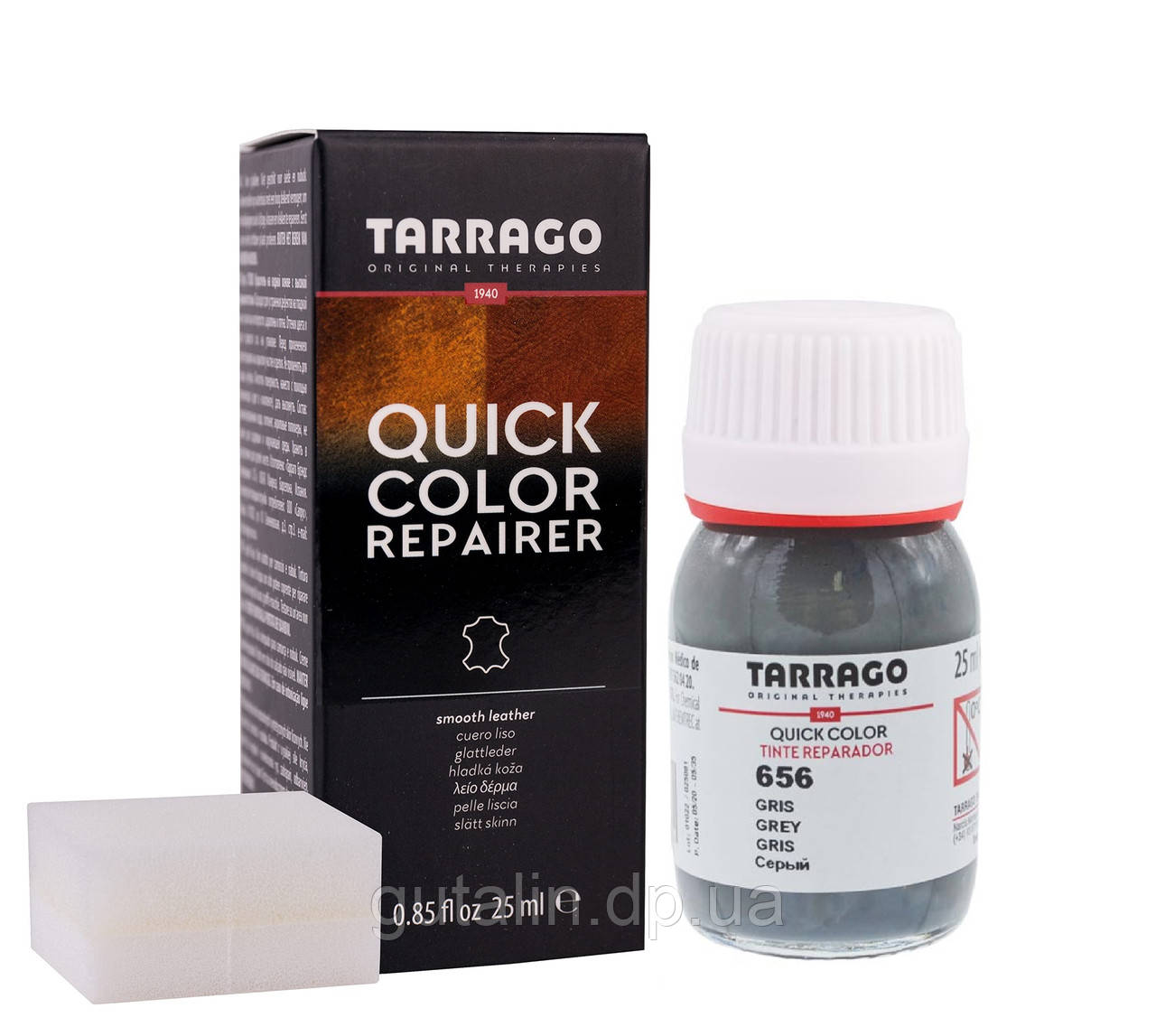 Барвник для гладкої шкіри Tarrago Quick Color 25 мл колір сірий (656)