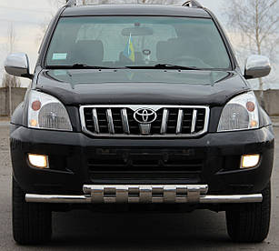 Кенгурятник на Toyota Land Cruiser 120 (2002-2009) Тойота Ленд Крузер PRS