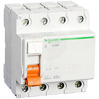 Дифференциальное реле Schneider Electric ВД63 4P 63A 30mA АС , 11466 УЗО