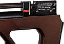 Гвинтівка пневматична PCP Raptor 3 (T-Rex) Long HP кал. 4.5мм. M-LOK коричневий, фото 3