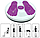 Диск здоров'я World Sport магнітний з масажем стоп, колір фіолетовий, фото 3