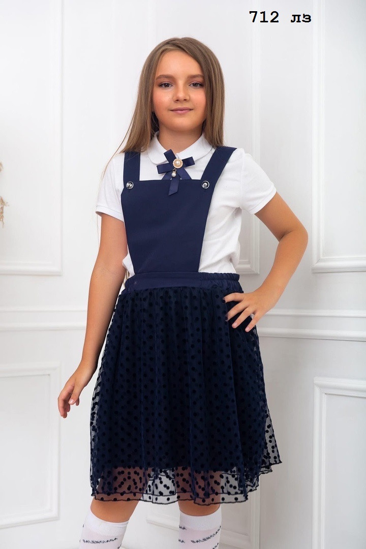 Сарафан шкільний для дівчинки 712 лз, фото 1