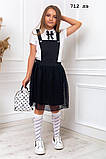 Сарафан шкільний для дівчинки 712 лз, фото 4
