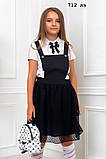 Сарафан шкільний для дівчинки 712 лз, фото 3