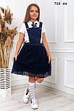 Сарафан шкільний для дівчинки 712 лз, фото 2