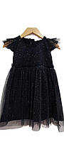 Черное нарядное платье для девочки Breeze