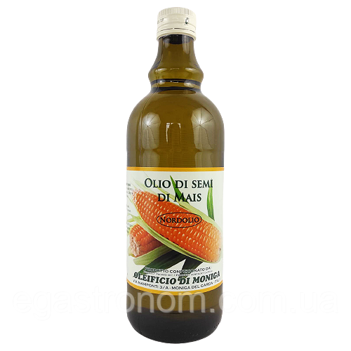 Олія кукурудзяна Моніка дел Гарда Moniga del Garda 1L 12шт/ящ (Код: 00-00003504)