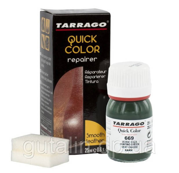 Барвник для гладкої шкіри Tarrago Quick Color 25 мл колір хакі (669)