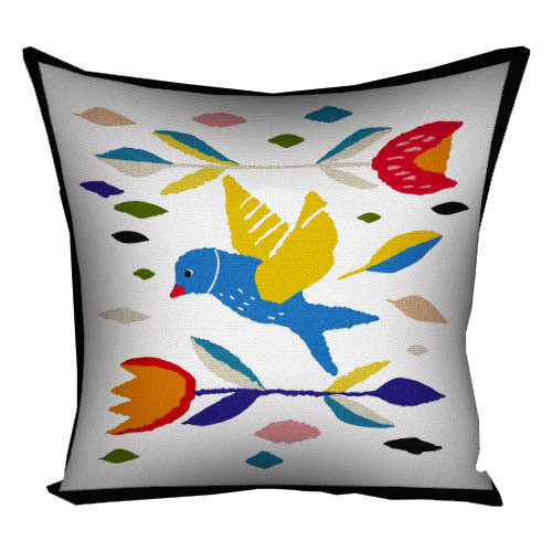 Подушка з принтом габардинова Птах незалежності 50x50 см (5P_23J011), фото 1