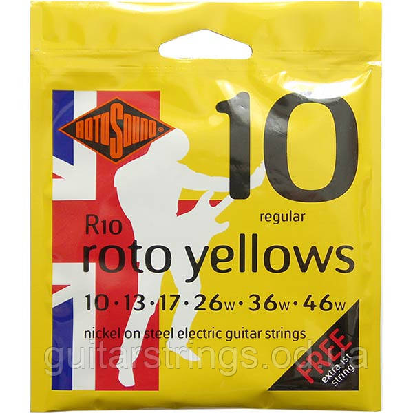 Струни Rotosound R10 Roto Yellows 10-46