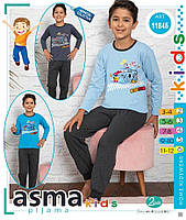 Пижамы детские теплые "Байка" Производства Турции (Размеры: С 3-12 лет)
