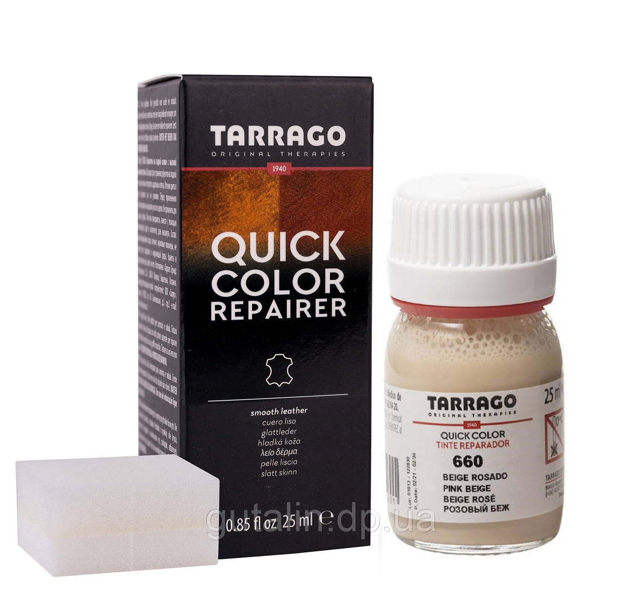 Барвник для гладкої шкіри Tarrago Quick Color 25 мл колір рожево-бежевий (660)