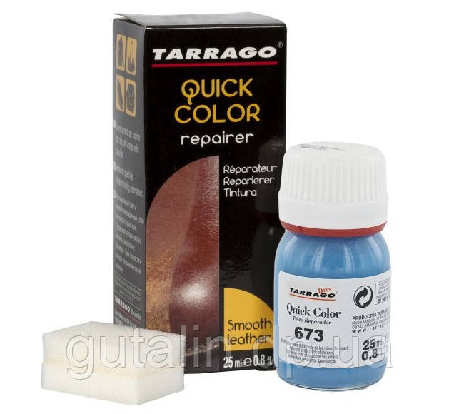Барвник для гладкої шкіри Tarrago Quick Color 25 мл колір блакитний (673)