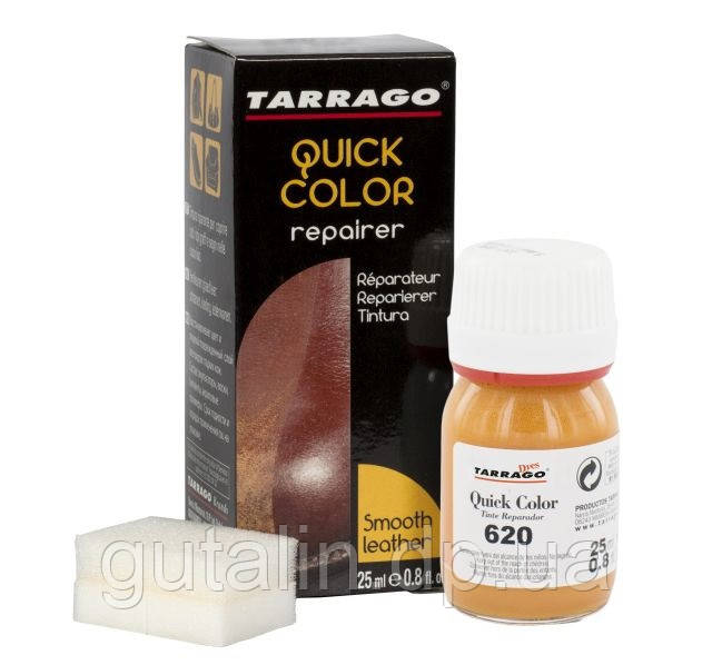 Барвник для гладкої шкіри Tarrago Quick Color 25 мл колір бурштин (620)