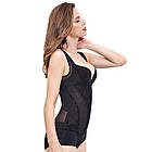 Корсет післяпологовий на бретельках для утяжки живота моделюючий Perfect Чорний, фото 5