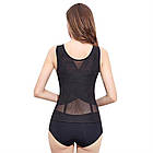 Корсет післяпологовий на бретельках для утяжки живота моделюючий Perfect Чорний, фото 7