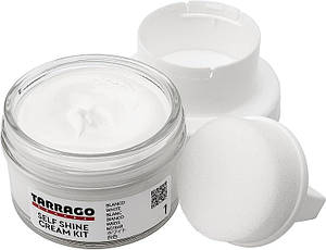 Крем для взуття Tarrago Self Shine Kit Cream 50 мл білий (01)