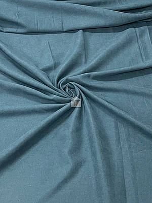 Двосторонній льон для штор California V-23 однотонна шторна тканина, синьо-сірий колір