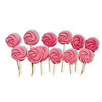 Безе на паличці Рожеве