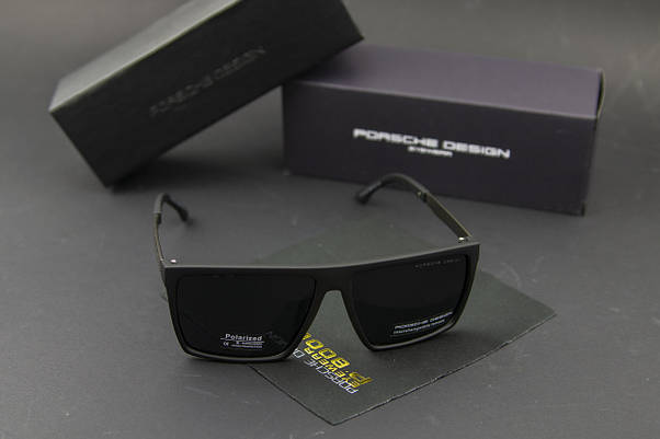 Окуляри чоловічі сонцезахисні Porsche Design поляризаційні (арт. P829) матовые, фото 3