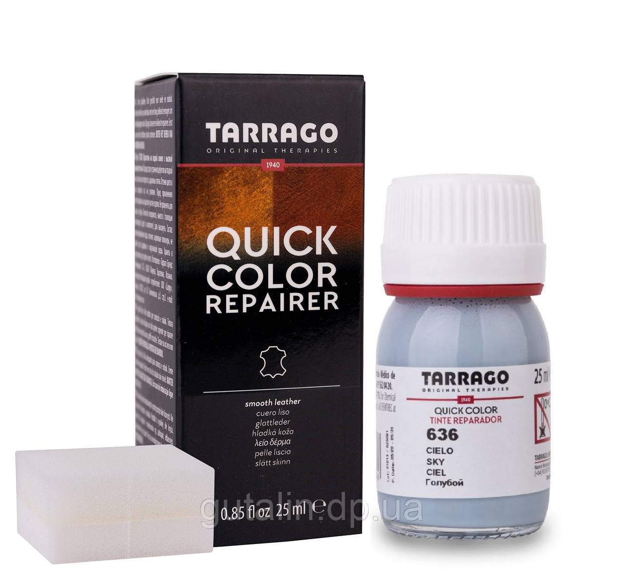 Барвник для гладкої шкіри Tarrago Quick Color 25 мл колір синій небесно (636)