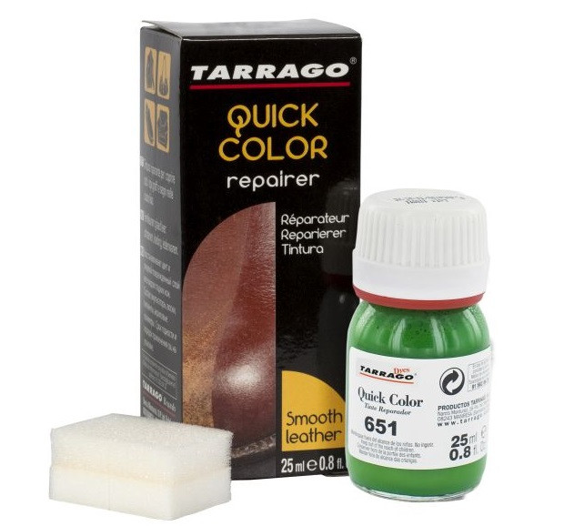 Барвник для гладкої шкіри Tarrago Quick Color 25 мл колір зелений ліс (651), фото 1