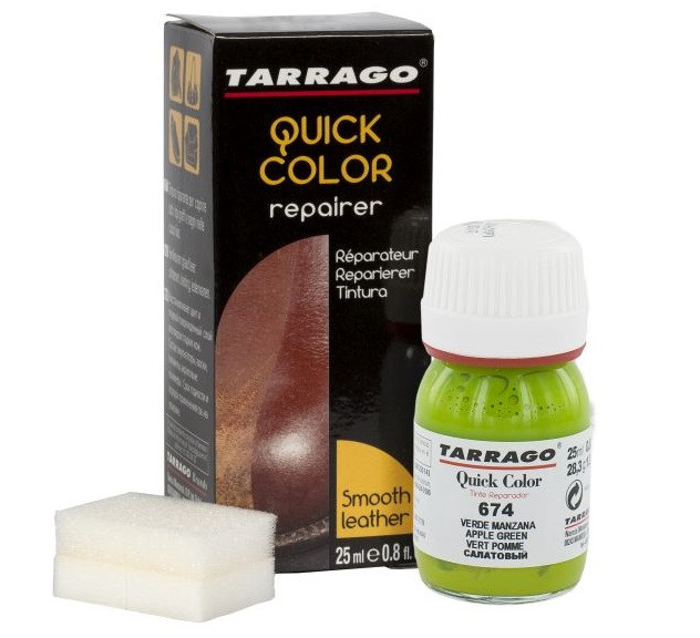 Барвник для гладкої шкіри Tarrago Quick Color 25 мл колір зелене яблуко (674), фото 1