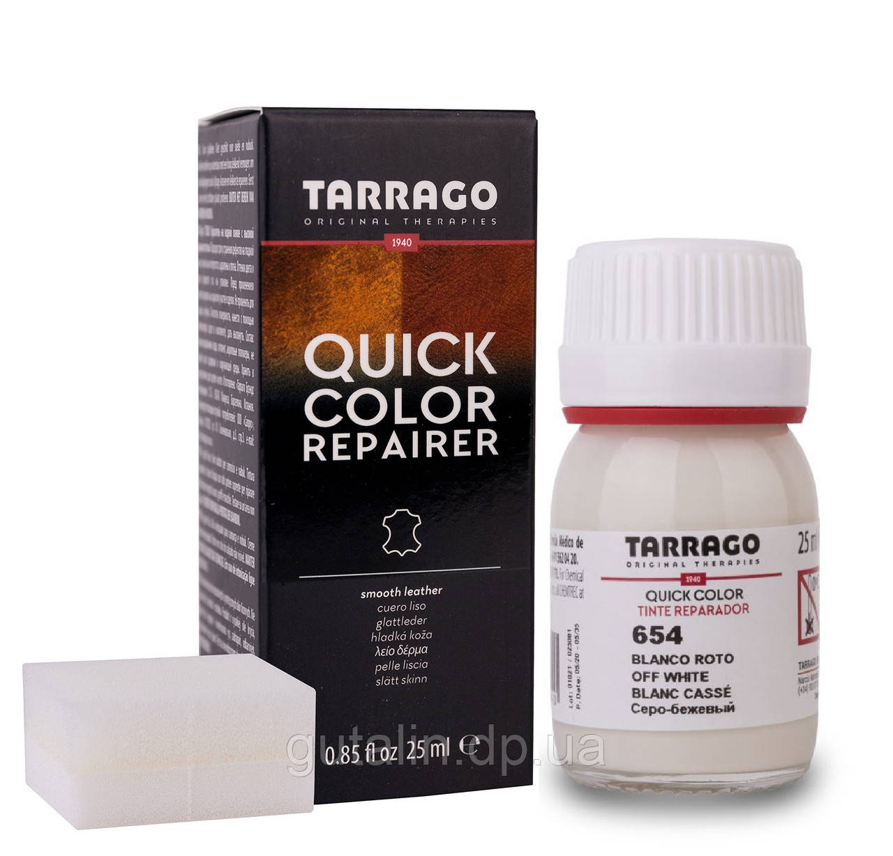 Барвник для гладкої шкіри Tarrago Quick Color 25 мл колір білуватий (654)