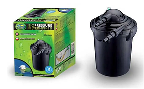 Фильтр прудовый Aqua Nova NPF-10, напорный для ставка до 4000 л. Прудовой напорный фильтр со стерилизатором.