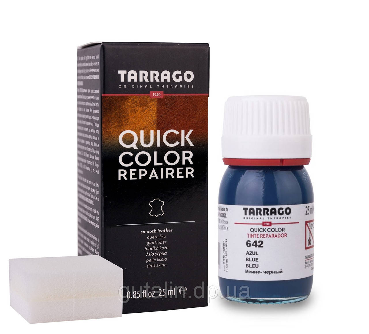Барвник для гладкої шкіри Tarrago Quick Color 25 мл колір блакитний (642)