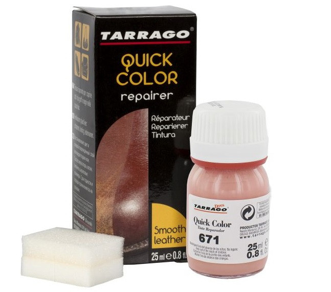 Барвник для гладкої шкіри Tarrago Quick Color 25 мл колір брудно-рожевий (671), фото 1
