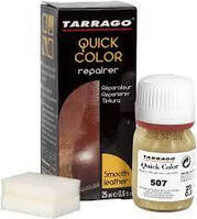 Краситель для гладкой кожи Tarrago Quick Color 25 мл цвет ярко золотой металлик (507)