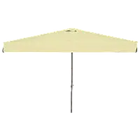 Зонт Avocado квадратный 3 x 3 м бежевый, рама коричневая