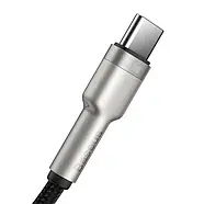 Кабель Baseus Cafule Series Metal Data Cable USB to Type-C 66W 2m Black (CAKF000201), фото 7