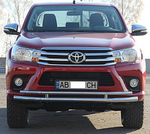 Кенгурник на Toyota Hilux (c 2015---) Тойота Хайлюкс