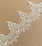 Мереживо макраме молочне ширина 8см, фото 2