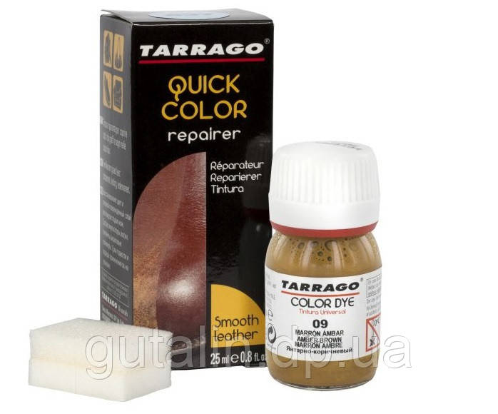 Барвник для гладкої шкіри Tarrago Quick Color 25 мл колір янтарний (09)