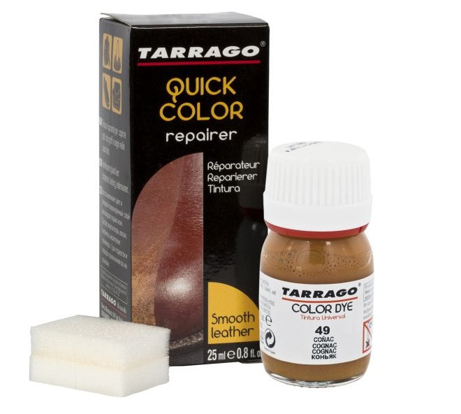 Барвник для гладкої шкіри Tarrago Quick Color 25 мл колір коньяк (49), фото 1