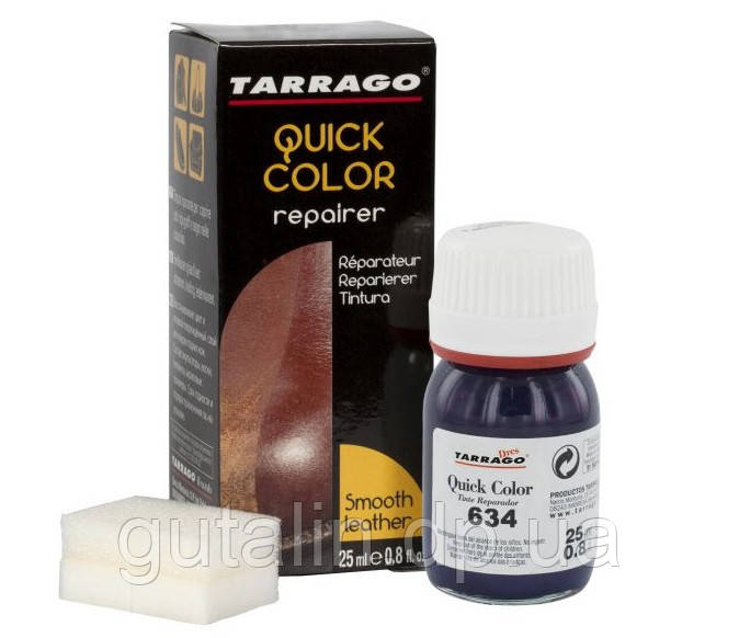 Барвник для гладкої шкіри Tarrago Quick Color 25 мл колір темно фіолетовий (634)