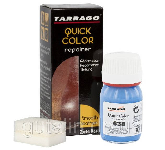 Барвник для гладкої шкіри Tarrago Quick Color 25 мл колір ніжно голубий (638)