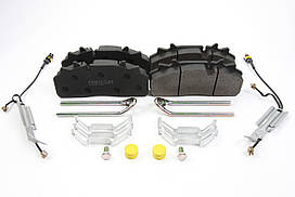 Колодки гальмівні 29126 з монтажним комплектом і датчиками зносу SAF 19,5 SKRB INTEGRAL SMB Польща