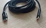 Кабель для швидкого заряджання Type-C Power Fast Charge 100w з дисплеєм 2м Black, фото 4