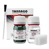 Краситель для гладкой кожи и текстиля + очиститель Tarrago Color Dye 25мл+25мл цвет темно-зеленый (33)